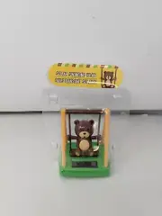 Solar Powered SWINGING TEDDY BEAR Sunlight Dancing