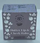 NEW NIB Beautaniq Beauty Butter Lip & Cheek Balm in Peach Blush Full SZ AUTHNTC
