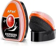 Wovnet 2pcs Shine Sponge Shoe Polish for Leather, Shoes and Boots, with Self Replenishing Reservoir, Neutral Clear No Color