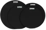 Evans SoundOff Drum Mute Pak - 12-/, 13-/14-/16-inch (5-pack) Bundle