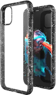ZUSLAB iPhone 11 Pro Case Tough Fusion Shock Absorption Rubber Bumper Protective Transparent Hard Back Clear Cover for Apple - Dot Black