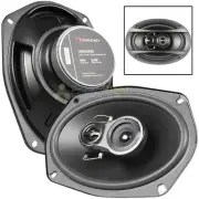 Nakamichi 6x9" 3 Way Coaxial Speakers 260 Watts Max Power 4 Ohm NM-NSE6918 Pair