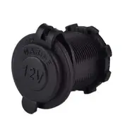 2PCS 12V-24V Waterproof Car Motorcycle Cigarette Lighter Socket Power Outlet Adapter