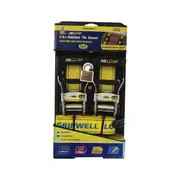 Gripwell Ratchet Tie Down - 4.5m, 750kg, 2 Pack