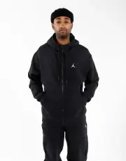 Jordan Essential Brooklyn BlackFull-Zip Fleece Hoodie AND Pants Mens sz XXL NEW