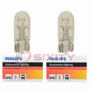2 pc Philips Front Side Marker Light Bulbs for Mitsubishi 3000GT Cordia av (for: Mitsubishi)