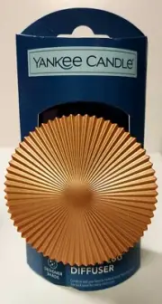Yankee Candle Scent Plug Diffuser Base Gold Designer Shade NEW
