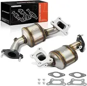 Front and Rear Catalytic Converter with Gasket Kit Direct-Fit Compatible with Chevrolet Impala 2012-2013, Impala Limited 2014-2016, 3.6L, E.P.A. Compliant, Replace# 20831820, 22839597
