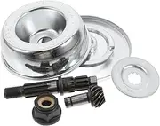 TOBBOMEY 1 Set Durable Metal Trimmer Parts Repair Kit Gear Box Protective Cover for Lawn Mower Easy Installation Comprehensive Maintenance for Trimmer Models Smooth Operation Versatile
