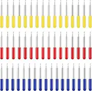 48 Pieces 30/45/60 Degree Roland Cutting Blades Plotter Vinyl Blade Holder Cutter, Replacement Blades Roland Blade Holder Vinyl Cutting Plotter Blades for Explore Air/Air 2