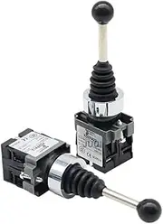 KAVJU 4NO 4 Position Cross Rocker Switch XD2PA14 XD2PA24 Joystick Controllers /2NO 2 Position Rocker Switch XD2PA12 XD2PA22(XD2PA14)