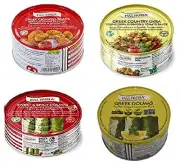 Greek Stuffed Grape Leaves, Sweet&spicy Dolmas, Greek Gigant Beans, Greek Okr...