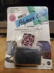 1994 Amaco Clay Designer Squares Polymer Slice and Bake Jewelry Sealed