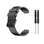 Strap For Garmin Approach S20 Monochrome Watchband For Garmin Approach S20 Silicone Replacement Fashion Wristband For Garmin Black