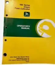 John Deere 985 Drawn Field Cultivator OMN200750 Operators Manual Book
