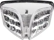 Indicators Flowing Turn Signal Rear Tail Lights Brake Assembly - Steering Tail Light Indicator Blinker for Suzuki K9 K8 GRS-R600 750 2008-2009 Motorcycle Turn Signal Indicator (Color : Clear)