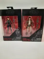 Star Wars Black Series Captain Cassian Andor and Sergeant Jyn Erso 3 3/4 inch