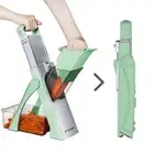 Upgraded Version All-in-1 Mandoline Slicer for Kitchen & Adjustable Mandolin,...