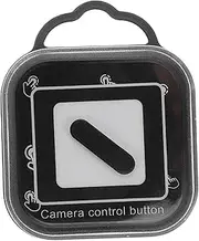 SHINEOFI Camera Side Key Protective Film Metal Protective Films Camera Button Attachment Key Protector Cell Phone Screen Protectors Button Guard Black Tempered Glass
