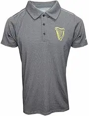 [Guinness Official Merchandise] Traditional Craft Guinness Men's Harp Polo Shirt Performance Golf Short Sleeve T-Shirt
