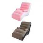 Inflatable Lounge Chair Folding Lazy Sofa for Sleeping Indoor Outdoor Gaming