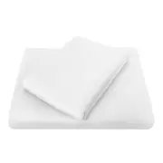 Chateau Fitted Sheet White - Double