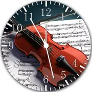Violin Frameless Borderless Wall Clock Nice For Gifts or Decor w339