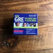 Kaplan GRE Vocabulary Flashcards - Blue & White