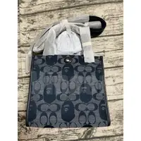 在飛比找蝦皮購物優惠-全新 現貨 Bape x Coach Canvas Tote