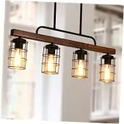 Kitchen Island Lighting,Farmhouse Dining Room Light Fixtures,Rustic 4-Lights