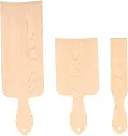 Ipetboom Hair Highlighting Paddle Board Set 3 Sizes Hair Coloring Tools Foil Board for Stylists Diy Enthusiasts