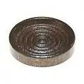 Walnut Varnished Stacking Checkers | Approx. 50 Pieces