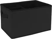 Trunk Storage Box - Foldable Storage for Car Accessories - Foldable Large Capacity No Lid Bin Holder for Travel Groceries Trip Road Truck Auto Van Driver