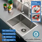 Kitchen Sink Smart Drainage Control 304 Stainless Steel Laundry Top/Undermount