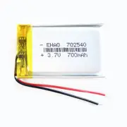 3.7V 700mAh LiPo Polymer Rechargeable Battery 702540 For Smart Watch GPS Camera