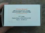 Nova Biotech Perkin Elmer 100 2100 4100 UV Lamp N-405-LO Lab Equipment *NEW*