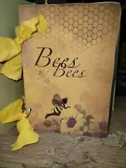 Honey Bee Junk Journal Scrapbook USA Seller