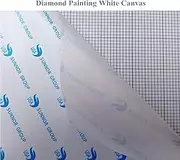 OneHippo 5Pcs/Lot 30x40CM Diamond Painting Canvas with Glue - Round/Square Blank Grid Canvas for Customized Art