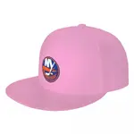 NEW YORK ISLANDERS LOGO NHL 平帽遮陽帽 印花鴨舌帽太陽帽 帽子 板帽 嘻哈街舞帽 平沿帽 潮