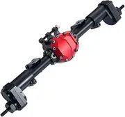 Rock Crawler Axle for SCX10 II 90046 90047 1/10 Axial RC Crawler Truck Portal Axle Aluminum Alloy Complete Front and Rear Axle (Color : Rear Axle)