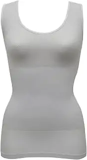 LECIEN(ルシアン) Lucien Women's Minimalist Slim Inner Power Shape Tank Top, Molded Knitting, Daily Liner, Bra Top
