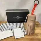 ANYA HINDMARCH ‐ Tassel Ribbon BEIGE LEATHER 26㎝ Bag Key Charm Unused with BOX