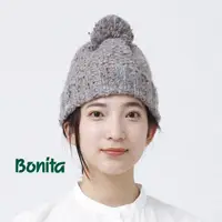 在飛比找momo購物網優惠-【Bonita 葆倪】日本進口 花紗毬毬毛線帽-992-35