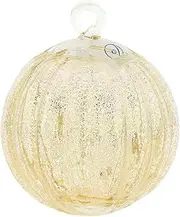 [Glass Of Venice] Murano Glass Medium Christmas Ornament - Clear