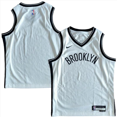 Brooklyn Nets Kid's Jersey NBA Nike Association Plain Top - New