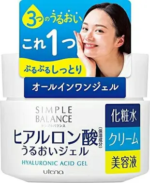 日本 SIMPLE BALANCE 三合一保濕凝露 100g Utena 縮時保養 化妝水 乳液乳霜 精華液 母親節【小福部屋】