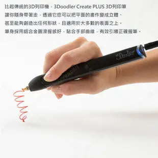 【 3Doodler Create PLUS 3D列印筆 】 數位黑膠兔