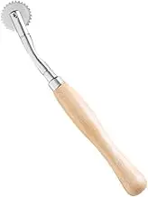 HOODANCOS Tailor Sewing Tool Wooden Handle Steel Toothed Tracing Wheel for Cross-Stitching Scanning Line Wheel Pressure Design