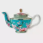Maxwell & Williams Teas & C's Silk Road Teapot with Infuser 380ml Aqua Gift New