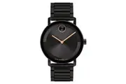 Movado Black Steel Men's Swiss Made Watch - 3601112